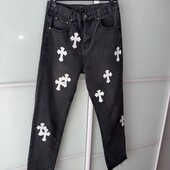 Chrome Hearts & Levi's 550 сірі джинси Хром Хартс & Левайс