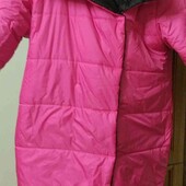 пуховик двухсторонний,батал