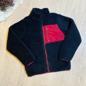 Дитяча меховушка/ плюшева кофта на змійку для хлопчика 146/152 см