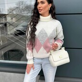 Женский вязаный свитер оверсайз разные цвета новинки сезона