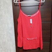 Розпродаж!!! Брендовый новый красивый вискозный топик два цвета один на выборр.18-20.