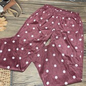 Флисовые пижамные штаны размер л/хл, состояние идеальное