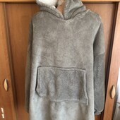 Меховушка, плюшева туника, кофта, худи, 2-4XL. ohs. слип, пижама