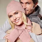 ♕ М'яка шапочка Tchibo, в складі: шерсть і кашемір розмір універсальний