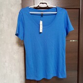 Новая брендовая коттоновая трикотажная футболка р.16-18.