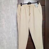 Новые вискозные летние брюки р.18.