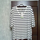 Новая брендовая трикотажная блуза-туника р.22