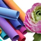 Фоаміран для творчості ,набір 10лист. +10шт очки 5шт носики