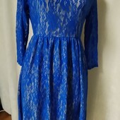 Розпродаж святкових сукон! Мереживна сукня подовжена ззаду