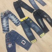 Джинси, будь-які на вибір, 3-4 роки