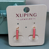 Сережки 'Xuping' Емаль (позолота 18к) 115140