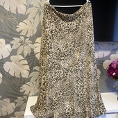 Леопардова довга спідниця на резинці від tu, великий розмір