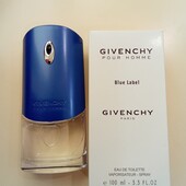 Тестер! Новая мужская туалетная вода Givenchy Blue label 100ml.