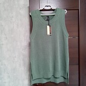 Брендовая новая жилетка-туника р.16-18.