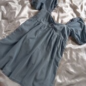 Джинсова сукня світло-блакитного кольору