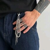 Підвіска, оздоба, ланцюжки, серце, шипи, на одяг, джинси, спідницю, рюкзак, панк, рок