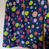 Флісова кофта з прінтом 9-10 років