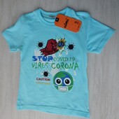 Блакитна футболка almi. туреччина 116 р.