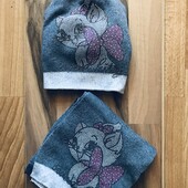 Тёплый зимний комплект шапка со стразами шарф