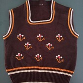 Жилет дитячий напіввовна