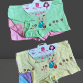 Трусики шортики 3 штуки асорті кольорів☘️
