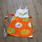 53⚜️Стильна двостороння сукня для дівчинки, 116–128 см