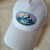 Дитяча кепка (бейсболка) білого кольору 6745