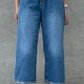 Жіночі турецькі джинсові штани моми котонові укорочені..