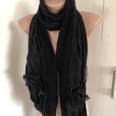 Красивый шарф с кружевом