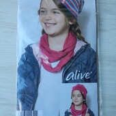 Двостороння шапка + шарф снуд.і Alive. Німеччина. 92-104