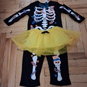 Классный карнавальный костюм на Хеллоуин на 1-3 года.