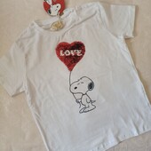 Модна футболка для дівчинки підлітка 13-14 років зі стразами, маломірна. Футболка для девочки. 7893