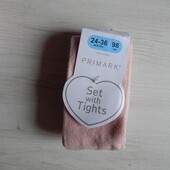 Рожеві колготи primark 2/3р