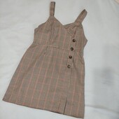 Primark uk12 сарафан у клітинку