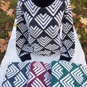 Женский теплый свитер оверсайз разные цвета новинки сезона