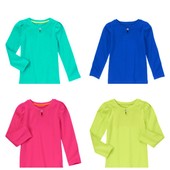 яркие однотонные регланы Gymboree на 4,6,8 лет один на выбор.