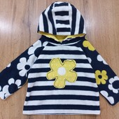 Next флісова кофта для дівчинки 9-12 місяців 80 ріст