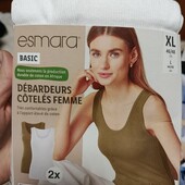 6715..Лот 2 шт ,чудова в рубчик майка Esmara