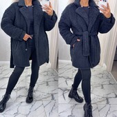 Утеплённое пальто -шубка Тедди разные цвета новинки сезона