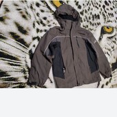 Лижна тепла зимова куртка хлопцю на 134-140