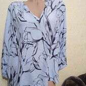 Віскозна блуза оверсайз в грудях 130 см.