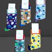 Шкарпетки 6 пар асорті кольорів підліткові