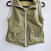 Жилетка хлопчику хакі на теплу весну осінь, літо тонка жилетка