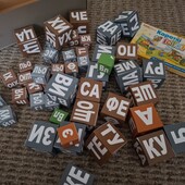 Саморобні кубики Зайцева для навчання читання