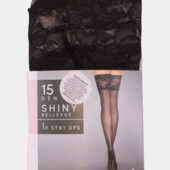 Арт.0425 панчохи з мереживом 15den від c&a розмір євро l-xl