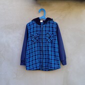 Сорочка фланелева в клітинку, тепла р.122-128 kids wear