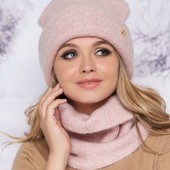 Комплект: Шапка та хомут. 56/59.