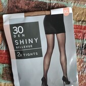 Арт.0430 колготки капронові 2шт 30den від c&a розмір євро хl(48/50)