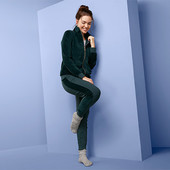 Костюм з нат бавовни із велюром Tchibo р 36 євро=42-44. Чудова якість!