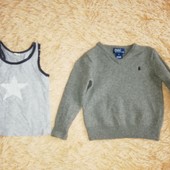 Теплый свитер на мальчика 2-3 года